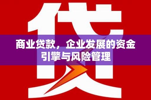 正宁商业贷款，企业发展的资金引擎与风险管理