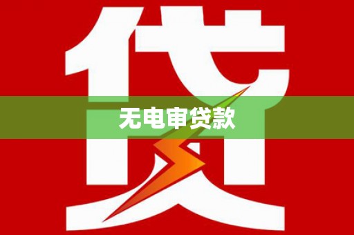 龙游无电审贷款