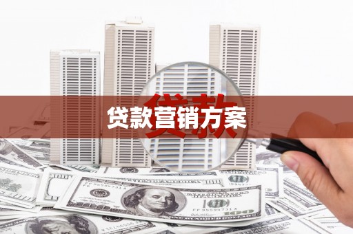 宿松贷款营销方案