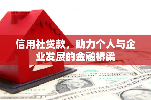 山阳信用社贷款，助力个人与企业发展的金融桥梁