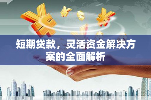 宿松短期贷款，灵活资金解决方案的全面解析