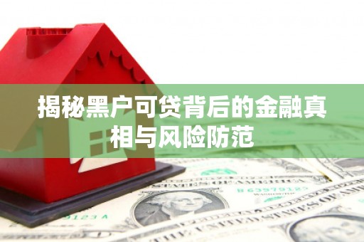 松原揭秘黑户可贷背后的金融真相与风险防范