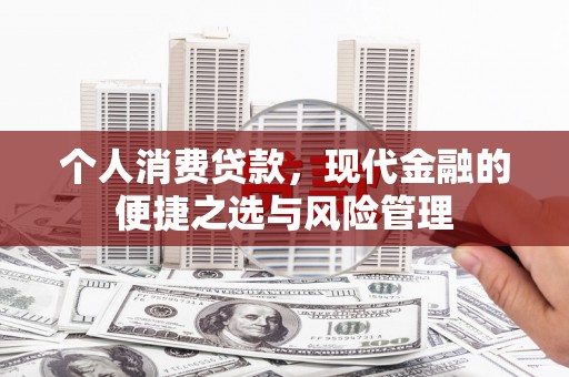 麻山个人消费贷款，现代金融的便捷之选与风险管理