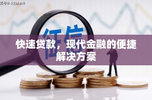 龙崎快速贷款，现代金融的便捷解决方案