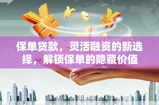 荔城保单贷款，灵活融资的新选择，解锁保单的隐藏价值