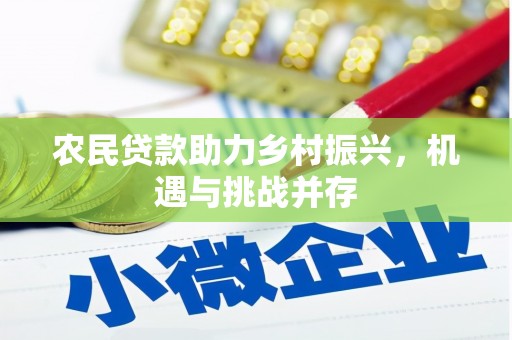 巴里坤农民贷款助力乡村振兴，机遇与挑战并存