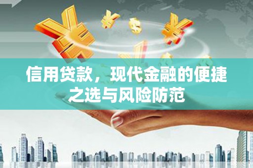 风顺堂区信用贷款，现代金融的便捷之选与风险防范