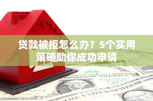 东凤贷款被拒怎么办？5个实用策略助你成功申请