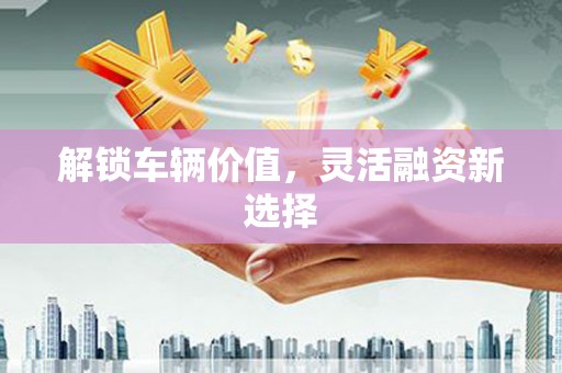 边坝解锁车辆价值，灵活融资新选择